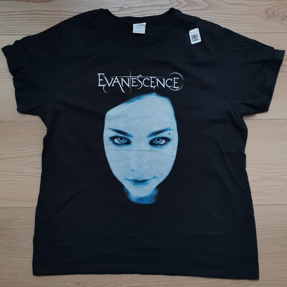 Evanescence - Fallen Cover Amy Lee - New Women's XL Black T-Shirt - Picture 1 of 4